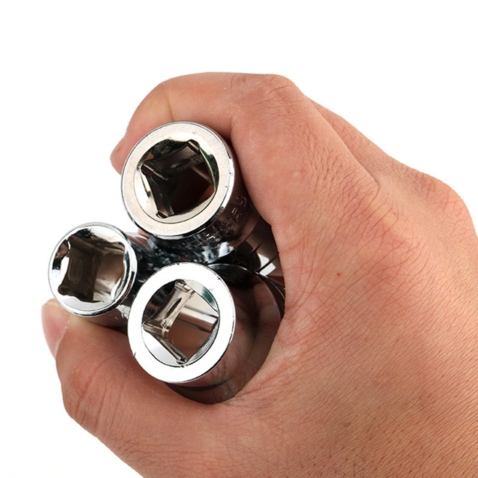 Car Repair Tools - Socket Wrench Set Universal Multifunctional Portable