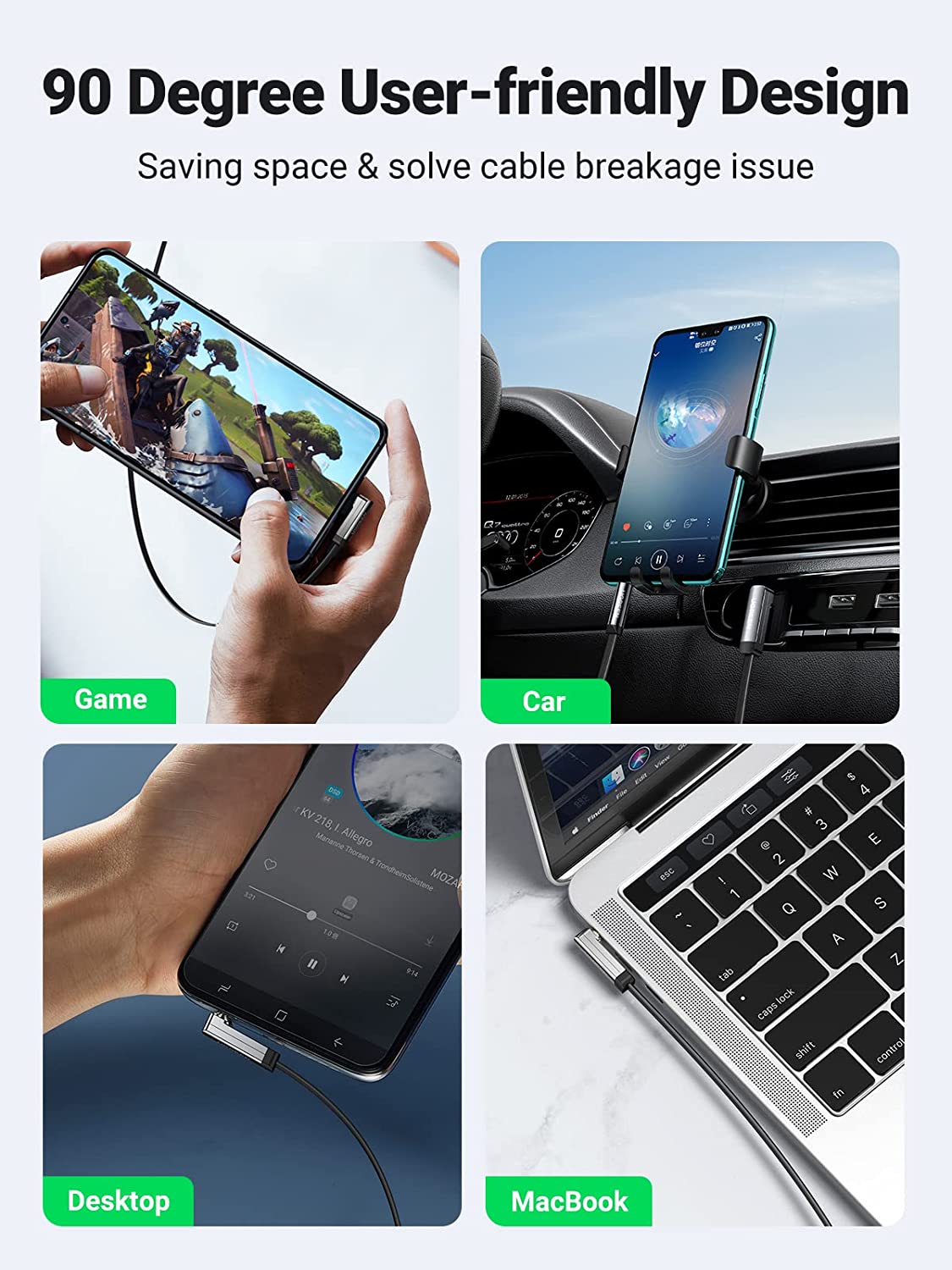 UGREEN Aux Cable Car 3.5 mm Ja - огляд і ціна Car Jack