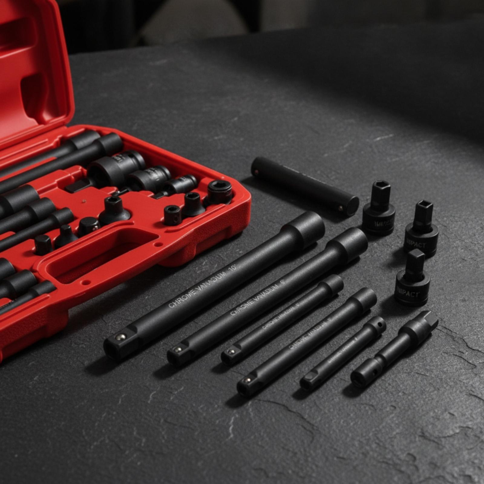 Impact Wrench Kit 18 Piece Ext - огляд і ціна Automotive Tools