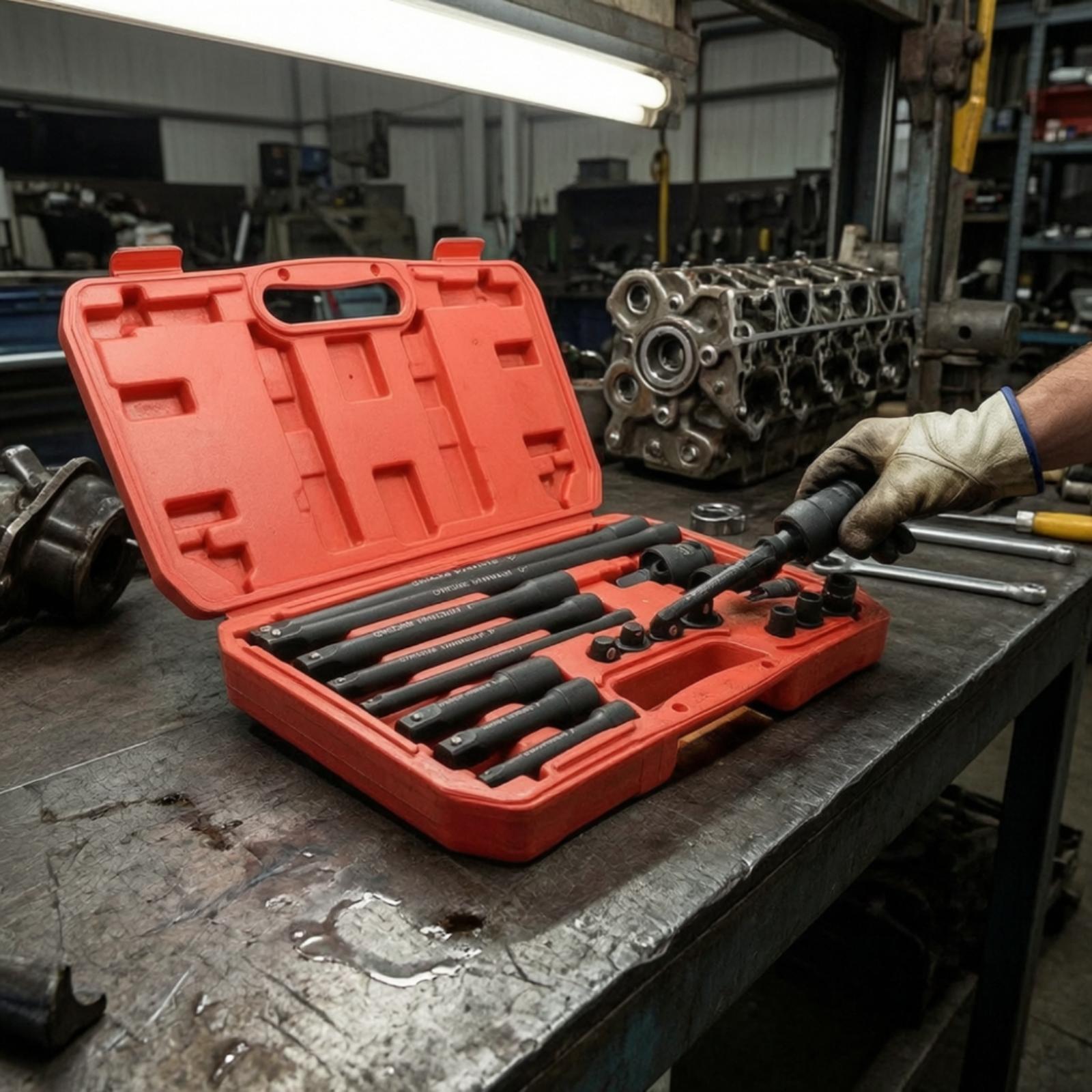 Impact Wrench Kit 18 Piece Ext - огляд і ціна Automotive Tools