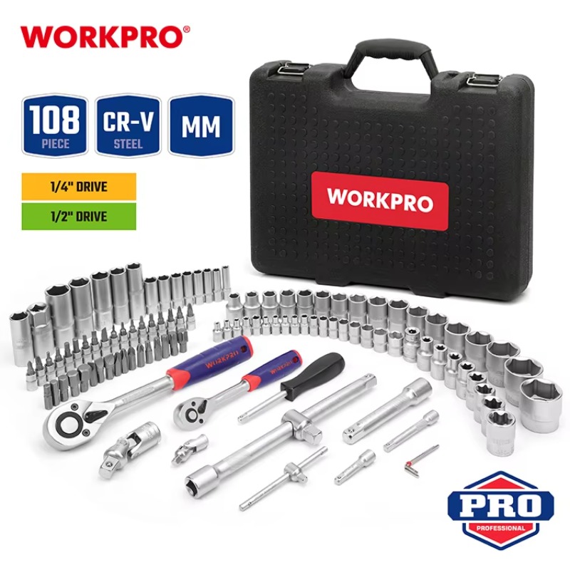 108pcs Professional Mechanics  - огляд і ціна Socket Set