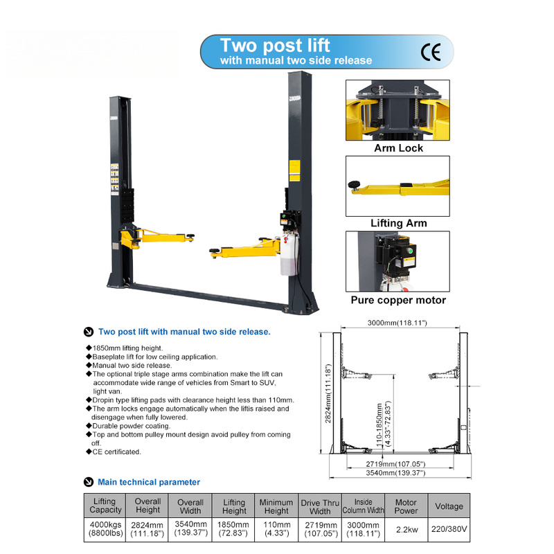 MOLISPEED  4 Ton Strong Capili - огляд і ціна Car Lift