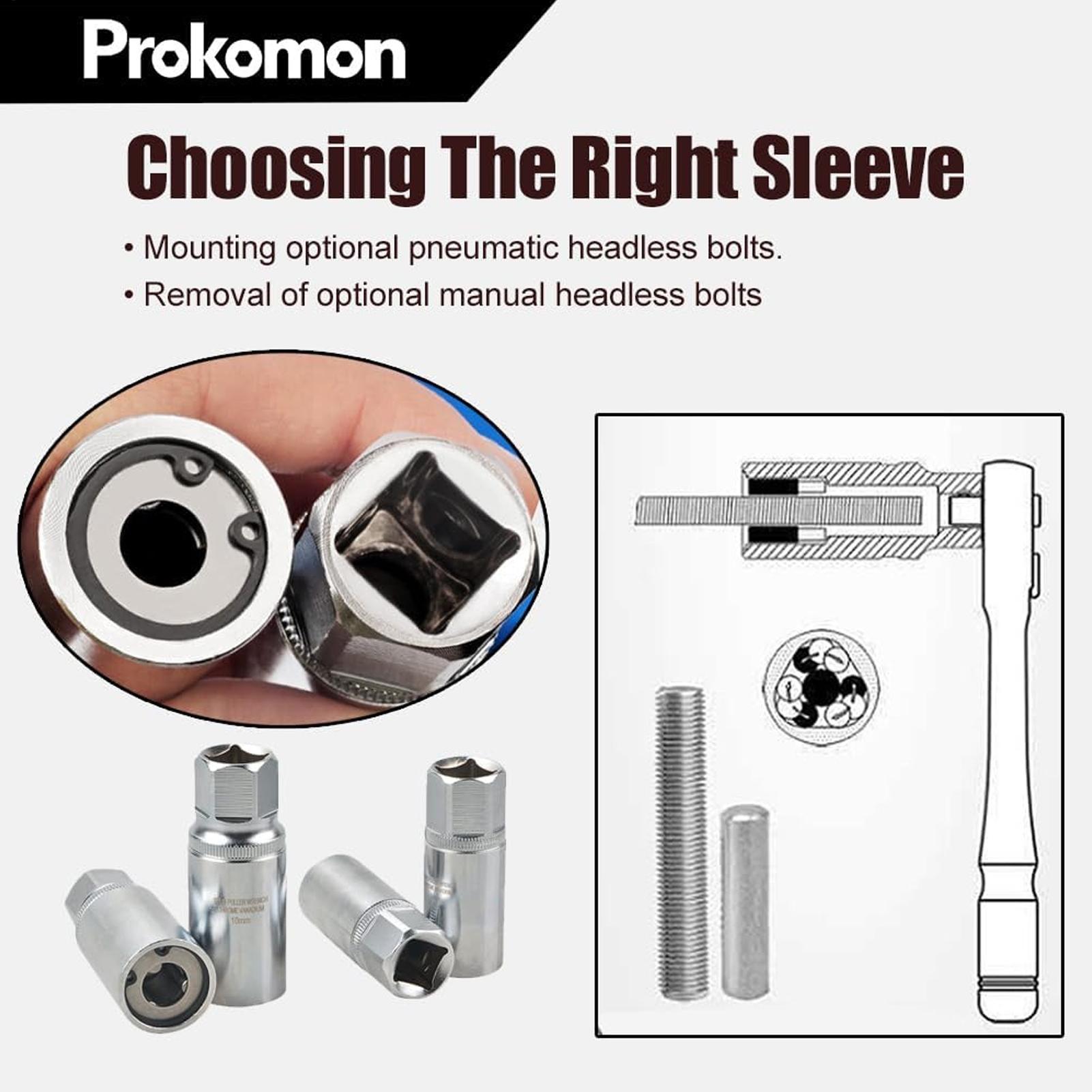 Bolt Extractor Kit 4 Pieces 1/ - огляд і ціна Socket Set
